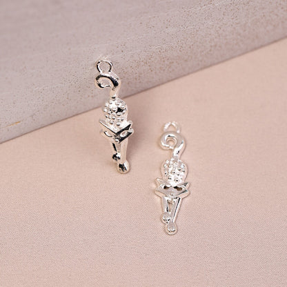 Cat Metal Charms (8pcs) (MLB-035)