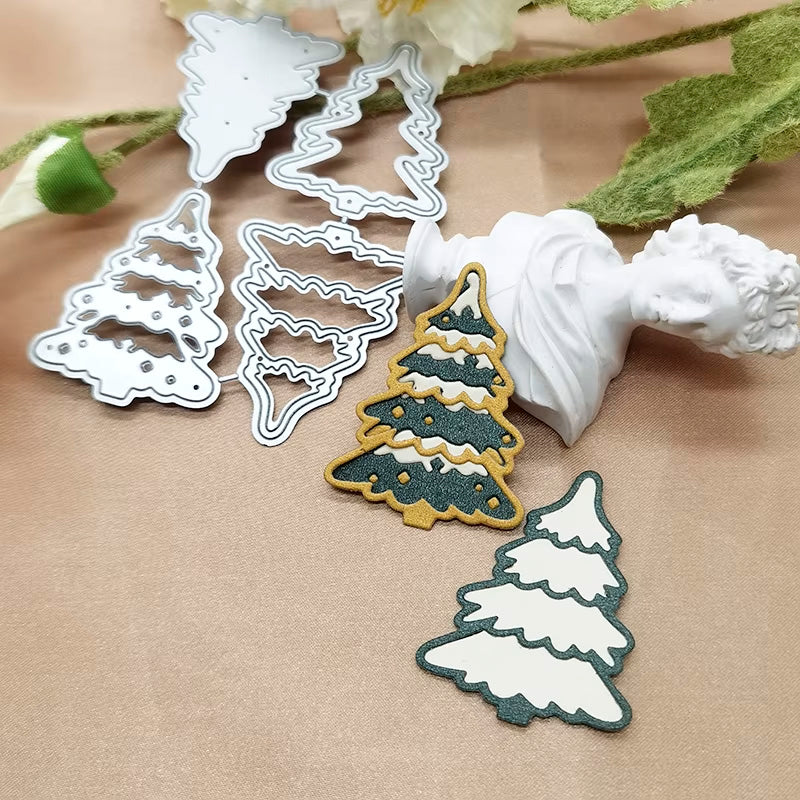 Printable Heaven Large Cutting Die -  Christmas Trees 4pcs