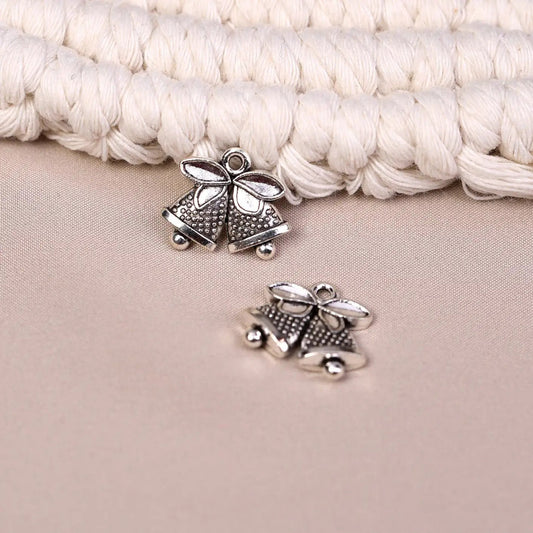 Christmas Bells Metal Charms (6pcs) (MLB-003) - Printable Heaven