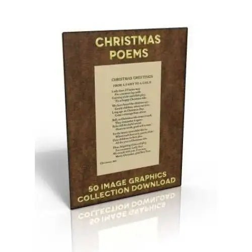 Download - 50 Image Graphics Collection - Christmas Poems - Printable Heaven