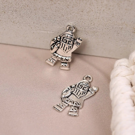 Christmas Santa Metal Charms (6pcs) (MLB-004) - Printable Heaven