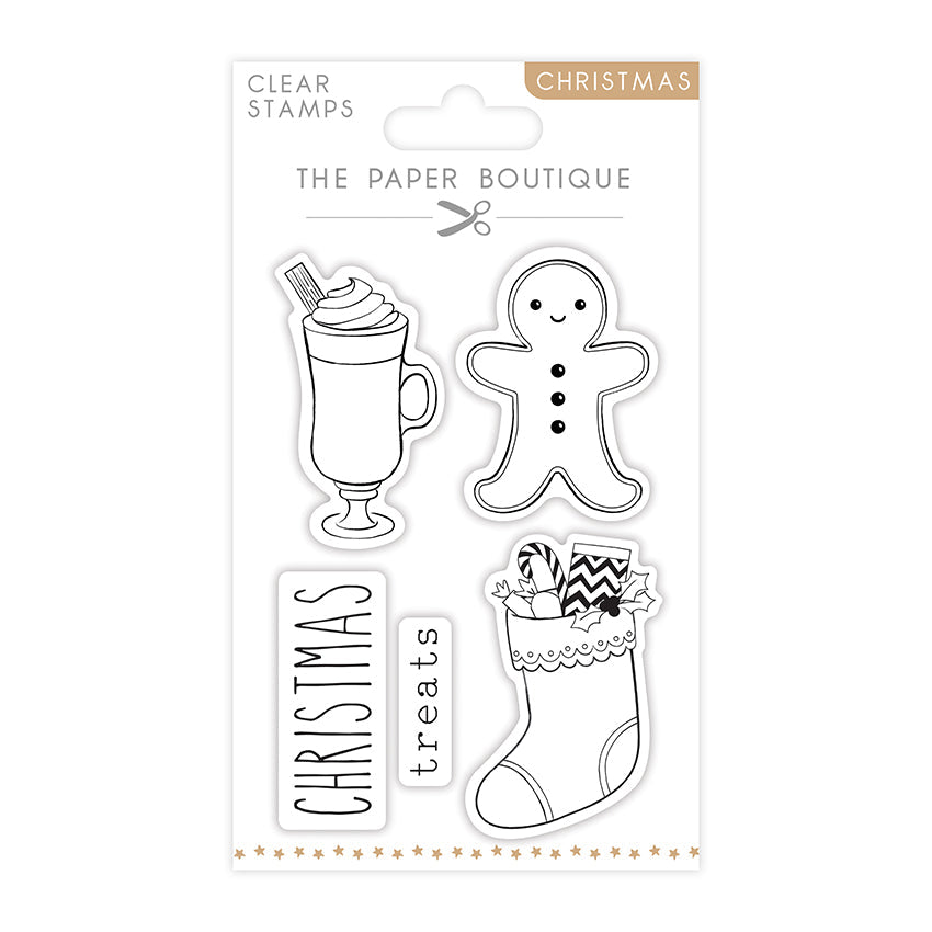 The Paper Boutique A6 Christmas Stamps - Christmas Treats (Set of 5) (PB1662)