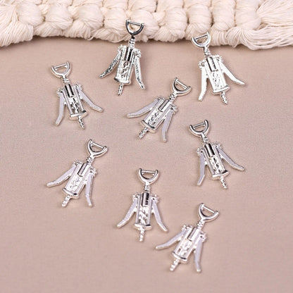 Corkscrew Metal Charms (8pcs) (MLB - 015) - Printable Heaven