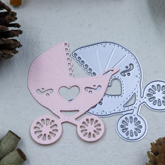 Printable Heaven Cutting Die Baby Pram (D022)