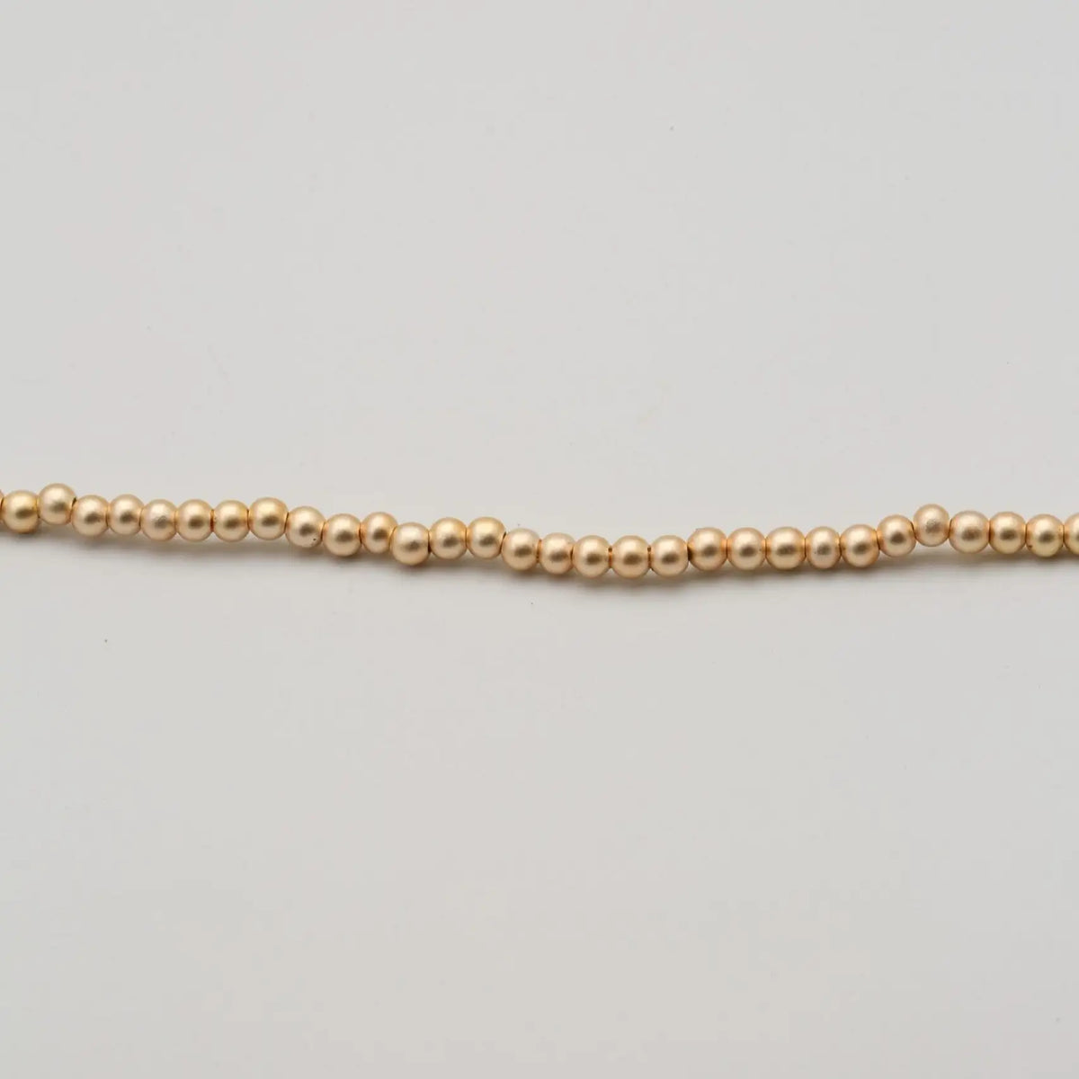 4mm Matt Gold Pearls (100pcs) - Printable Heaven