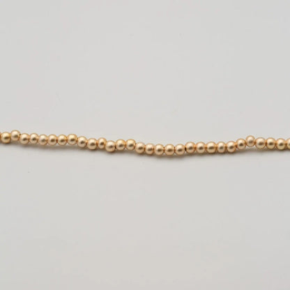 4mm Matt Gold Pearls (100pcs) - Printable Heaven