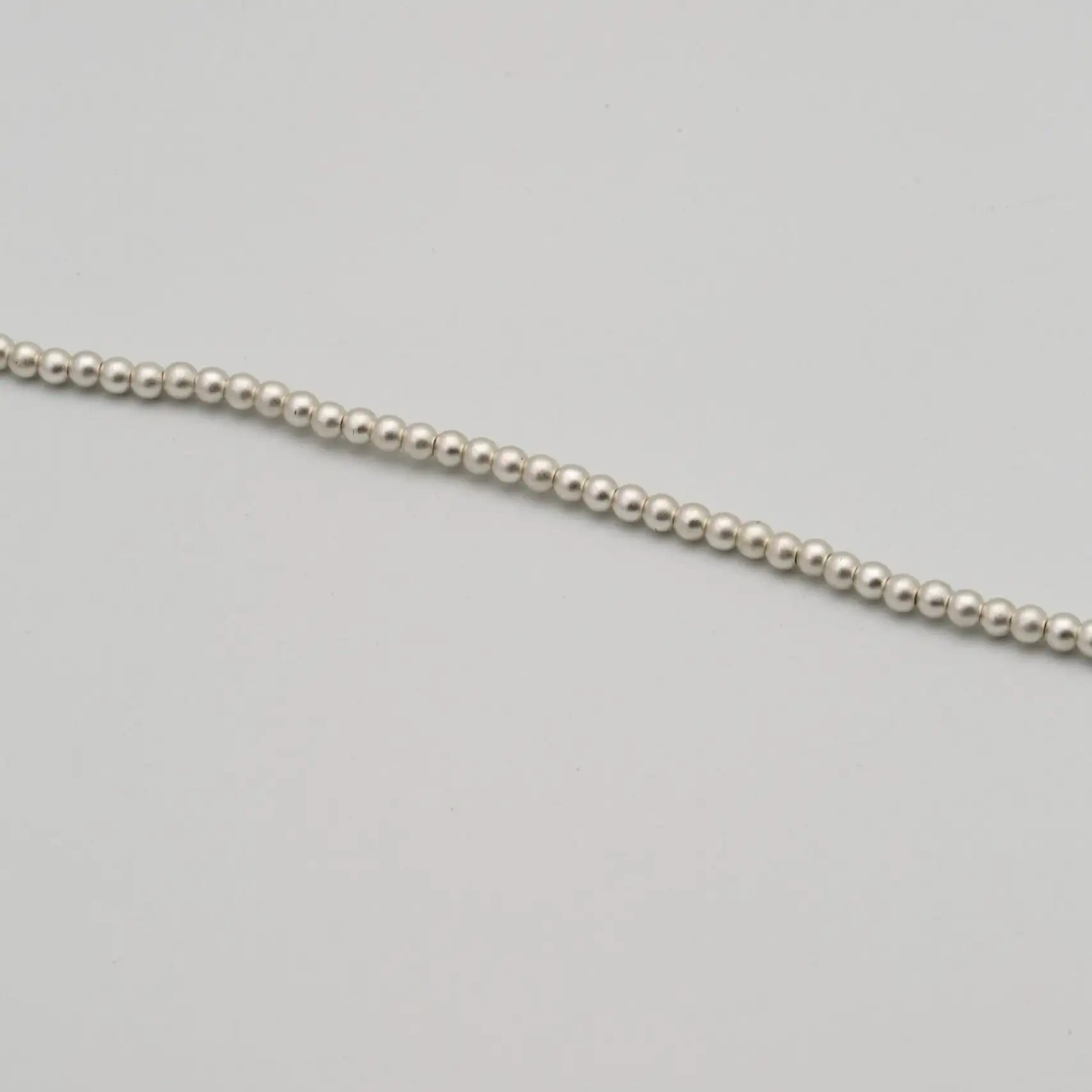 5mm Matt Silver Pearls (100pcs) - Printable Heaven