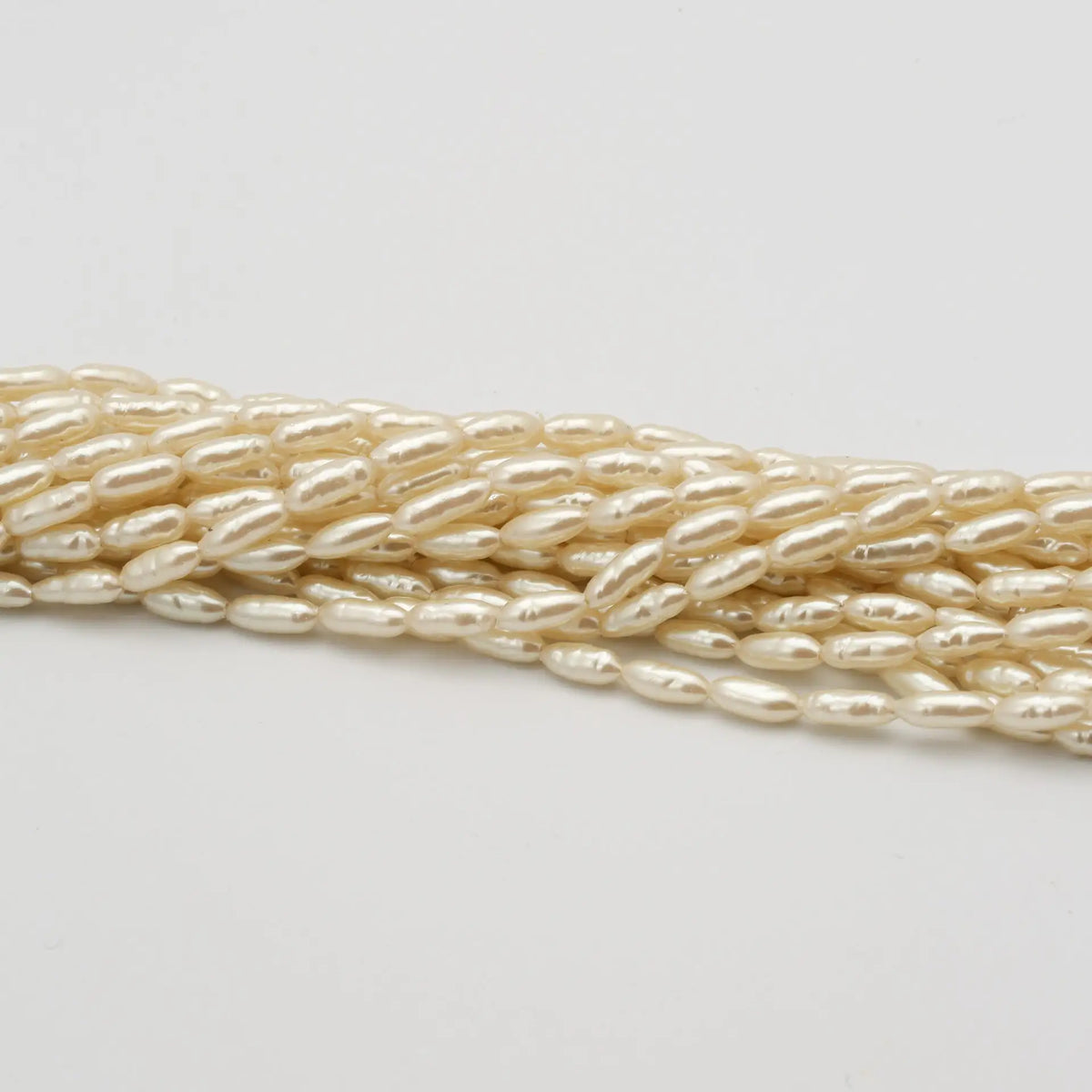 3 x 8mm Cream 'BIWA' Pearls (20pcs) - Printable Heaven