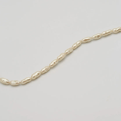 4 x 8mm Cream 'BIWA' Pearls (20pcs) - Printable Heaven