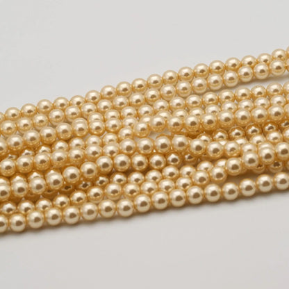 3mm Gold Pearls (100pcs) - Printable Heaven