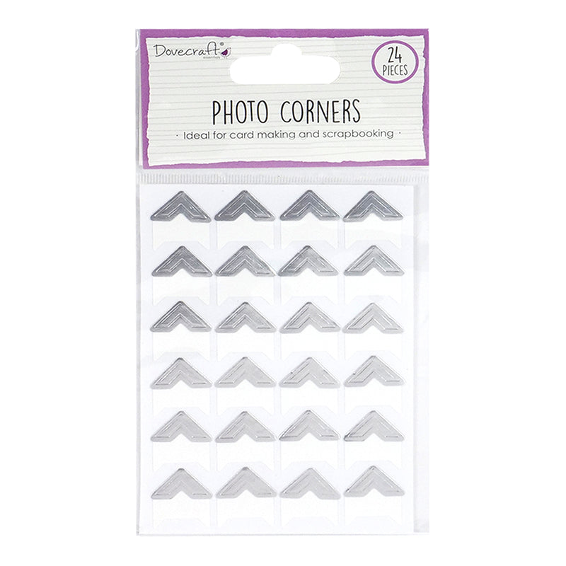 Dovecraft Photo Corners - Silver (DCBS240)