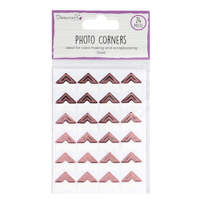 Dovecraft Photo Corners - Rose Gold (DCBS241)