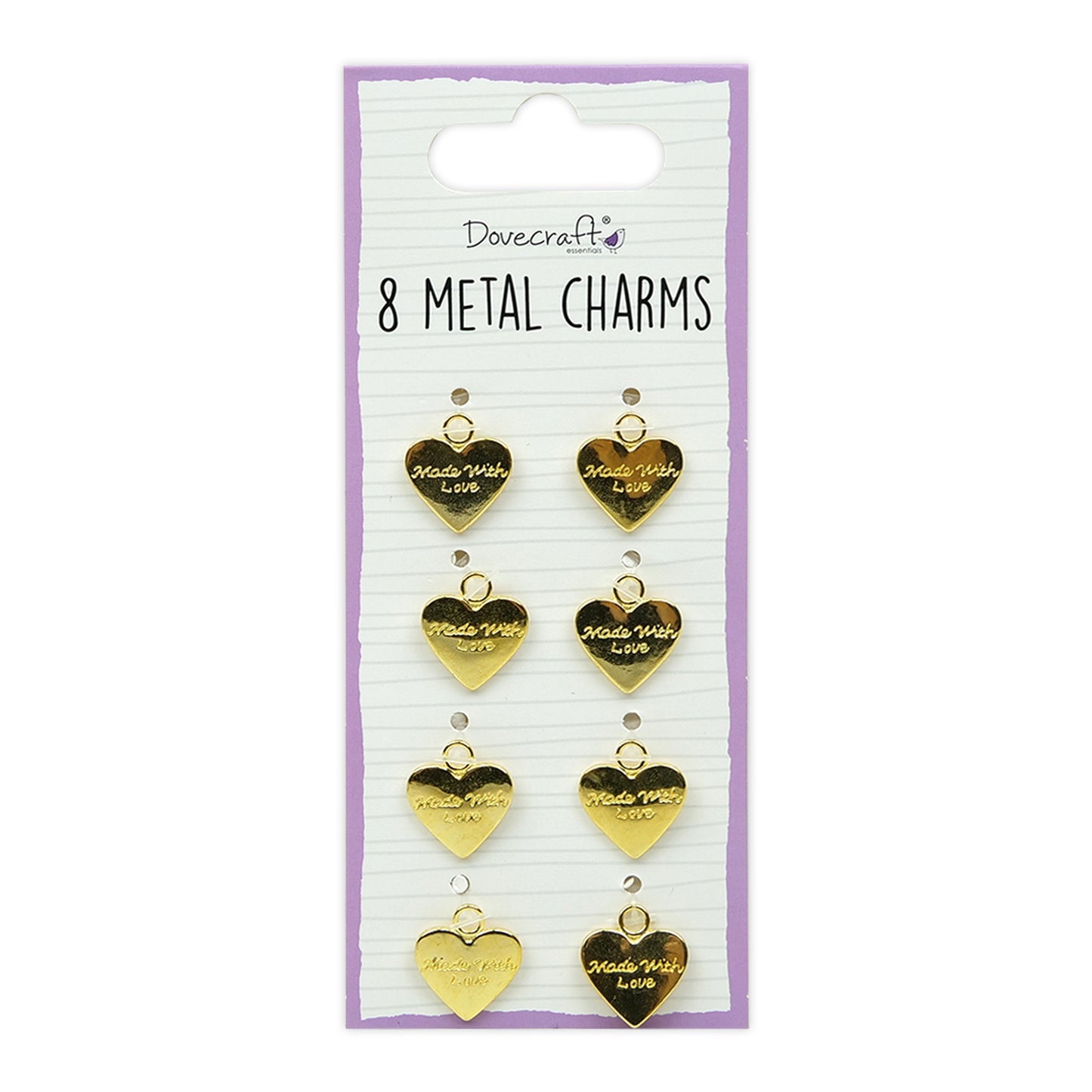 Dovecraft Essentials Metal Charms Gold (DCBS251)