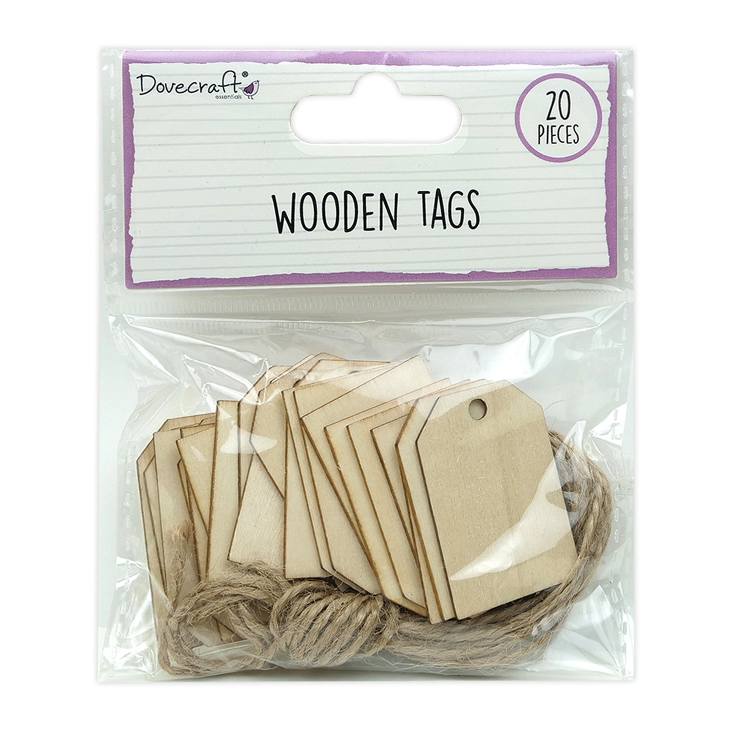 Dovecraft Essentials Wooden Tags (DCBS259)