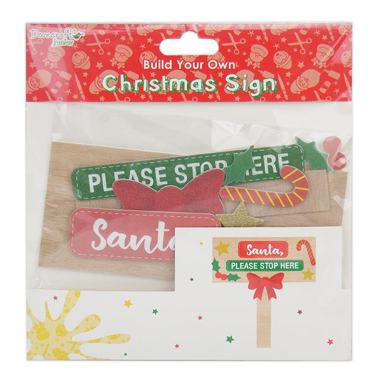 Dovecraft Christmas Sign - Stop Here (DCJNR029X20)