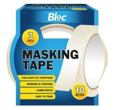 Masking Tape 10M 3 Pack - Printable Heaven
