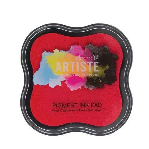 Pigment Ink Pad - Red (DOA 550100) - Printable Heaven