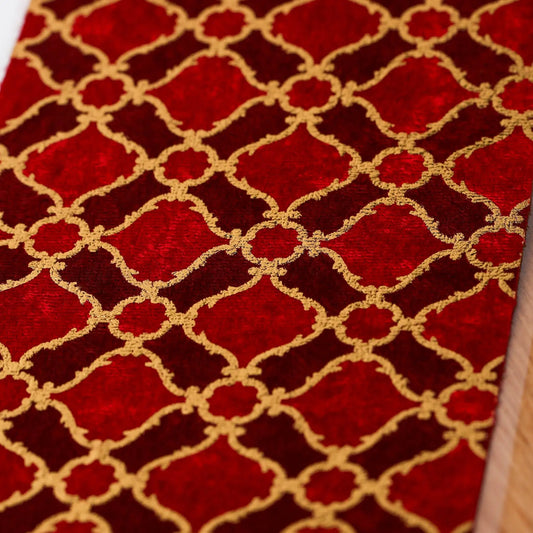 Designer Fabric Crop-It Sticker Moroccan Burgundy (CD230B) - Printable Heaven