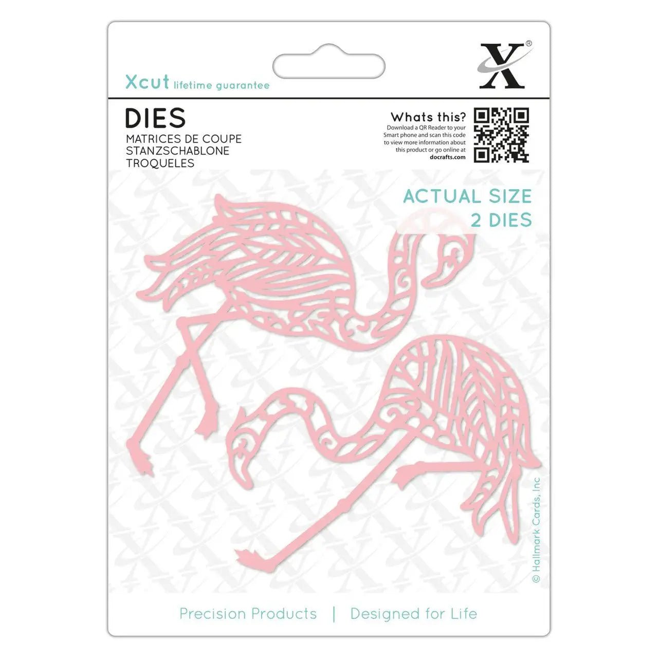 Xcut Dies (2pcs) - Tropical Flamingo (XCU 503450) - Printable Heaven