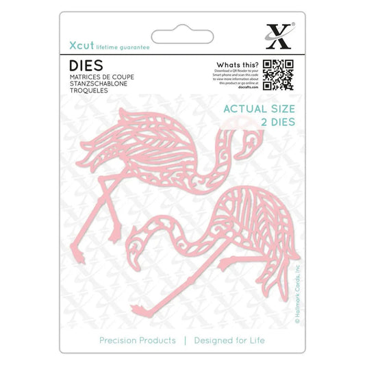 Xcut Dies (2pcs) - Tropical Flamingo (XCU 503450) - Printable Heaven