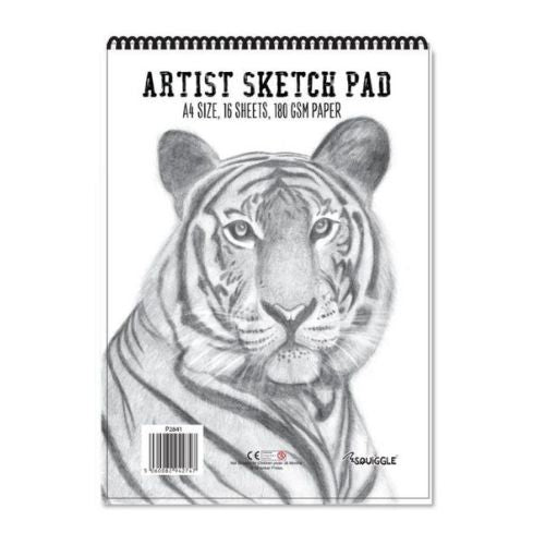 A4 Artist Sketch Pad Top Bound, 170gsm, 15 Sheets (P2841)