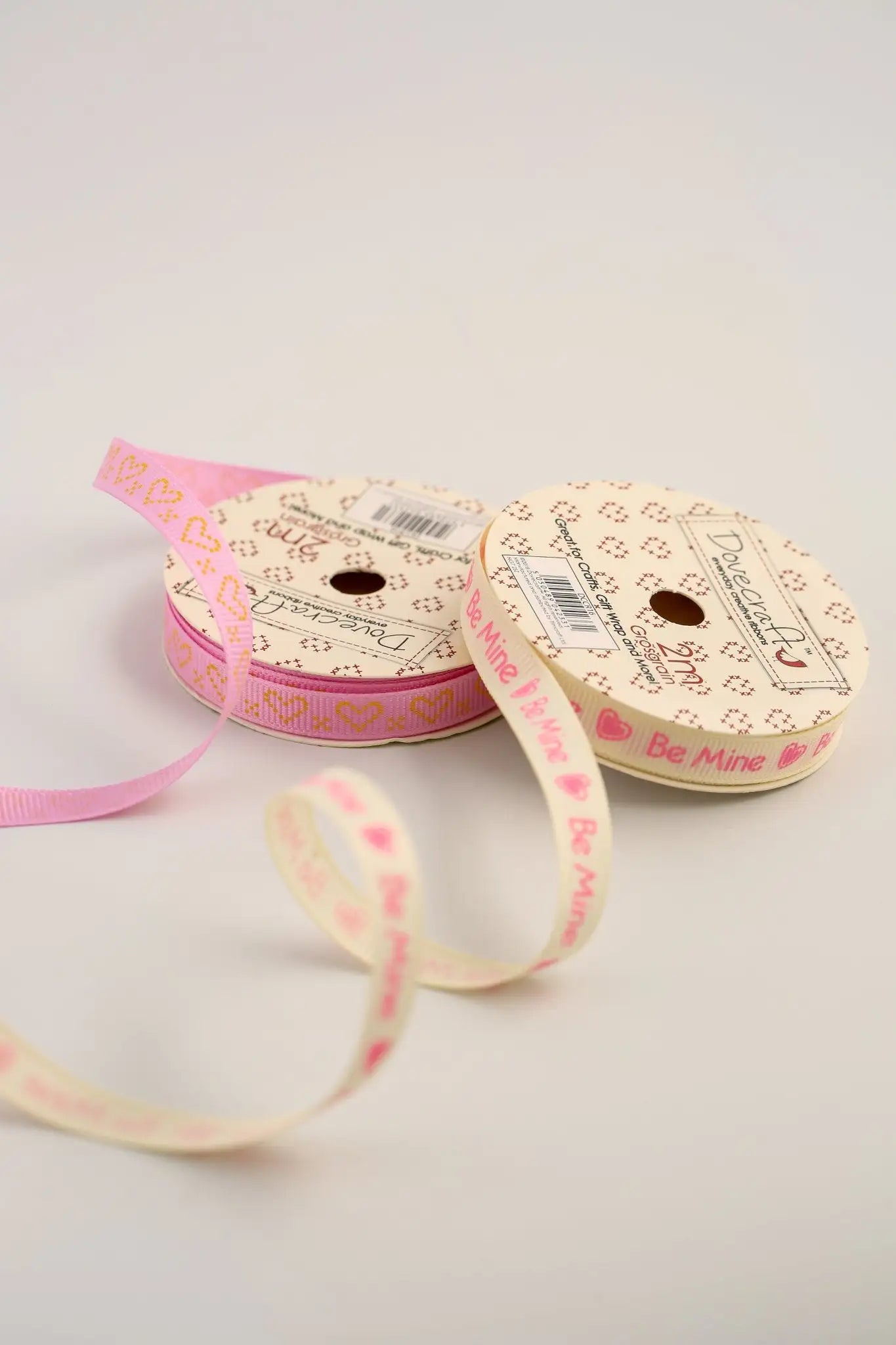 Dovecraft With Love Ribbon - Be Mine (2pk) - Printable Heaven