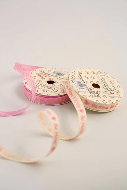 Dovecraft With Love Ribbon - Be Mine (2pk) - Printable Heaven