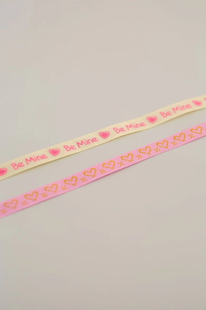 Dovecraft With Love Ribbon - Be Mine (2pk) - Printable Heaven