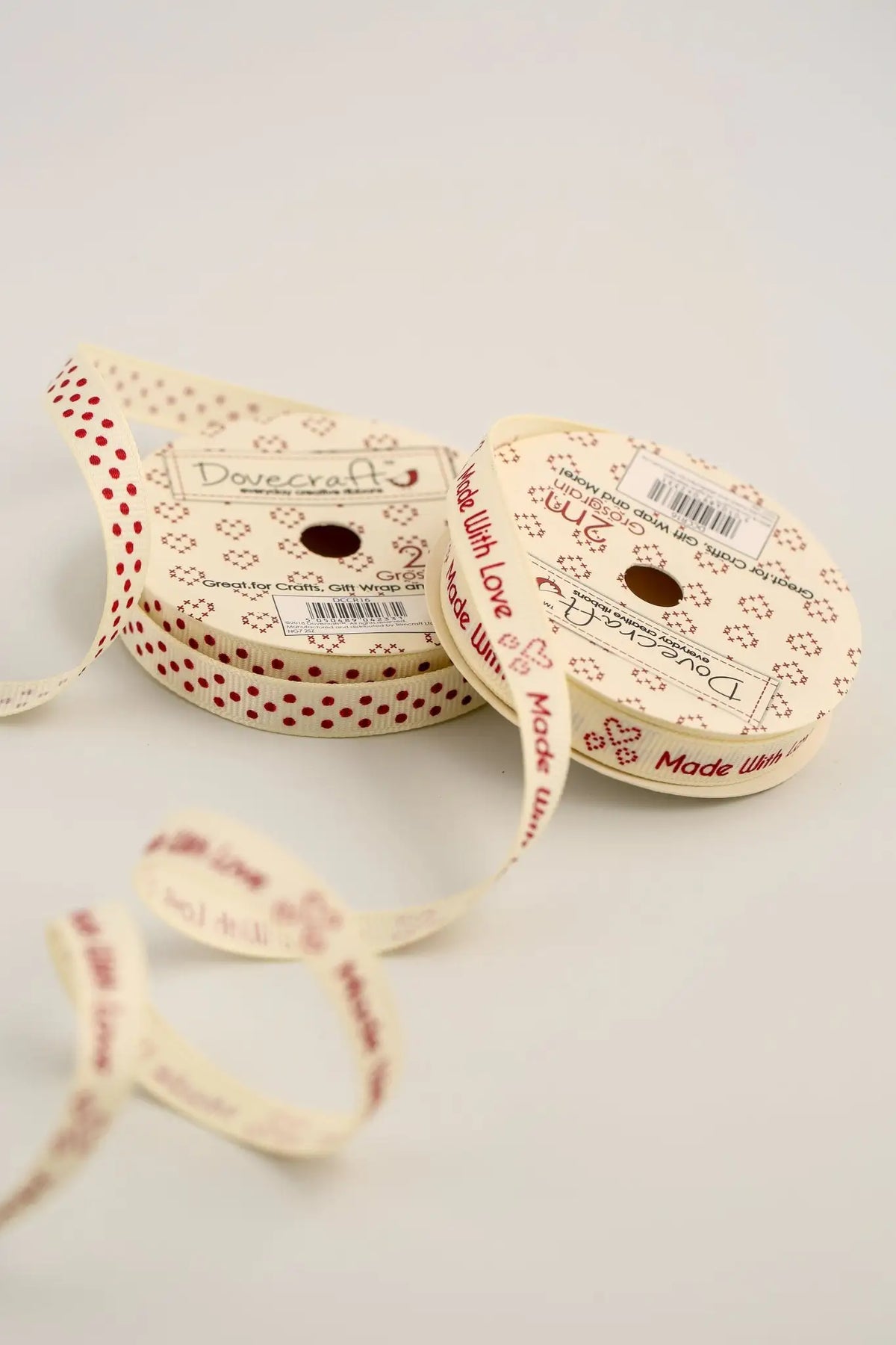 Dovecraft With Love Ribbon - Made with Love (2pk) - Printable Heaven
