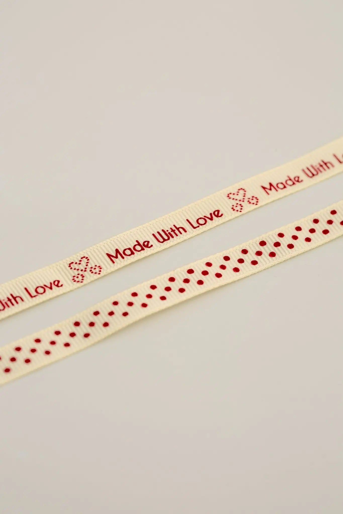 Dovecraft With Love Ribbon - Made with Love (2pk) - Printable Heaven