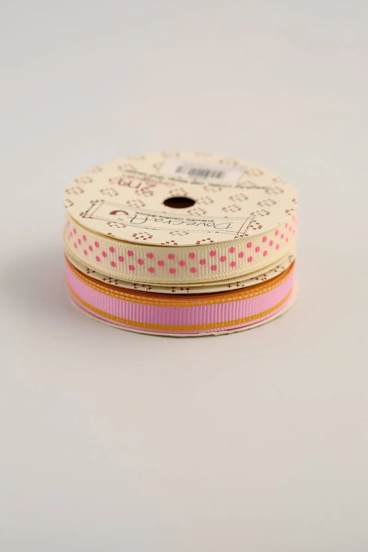 Dovecraft With Love Ribbon - Spots & Stripes (2pk) - Printable Heaven