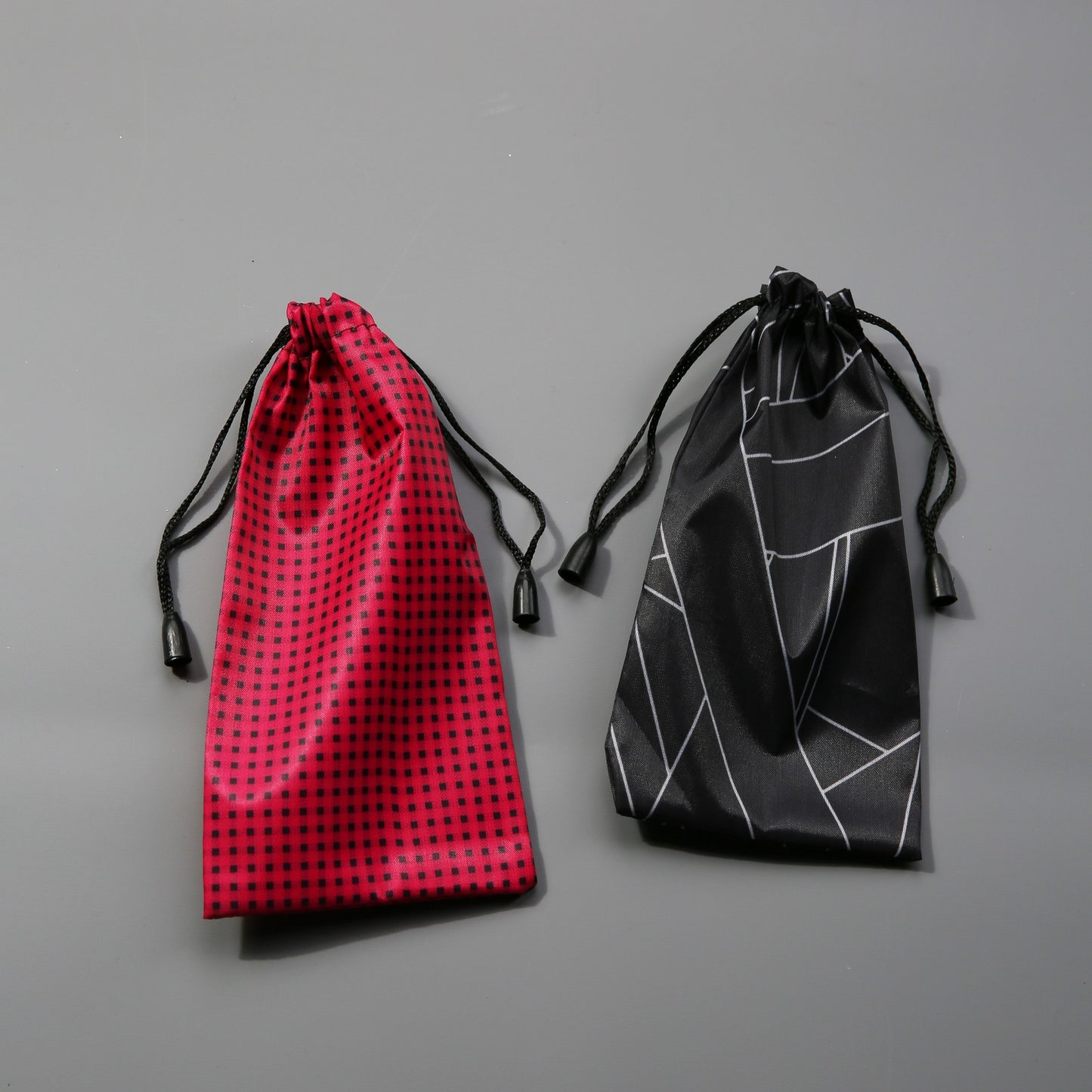 Drawstring Fabric Pouch Assorted Colours (2pcs)