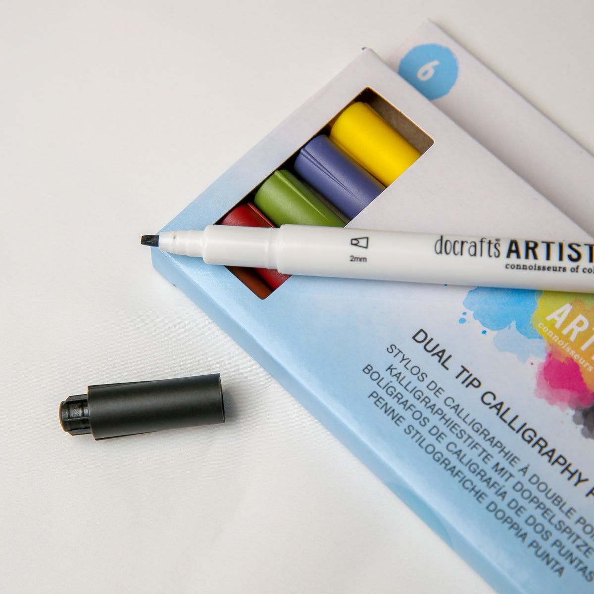 Dual Tip Calligraphy Pens (6pk) (DOA 851103 ) - Printable Heaven