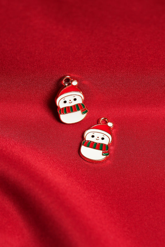 Snowman Metal Charms (2pcs) (MLB-060)