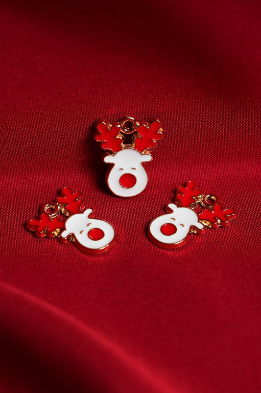 Rudolf Metal Charms (3pcs) (MLB-064)