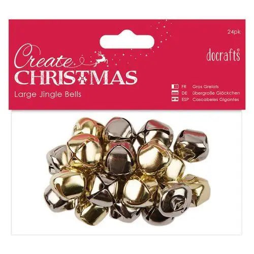 Large Jingle Bells (20pcs) - Printable Heaven