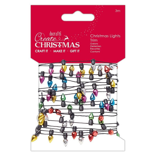 Christmas Lights Trim (3m) - Create Christmas - Printable Heaven