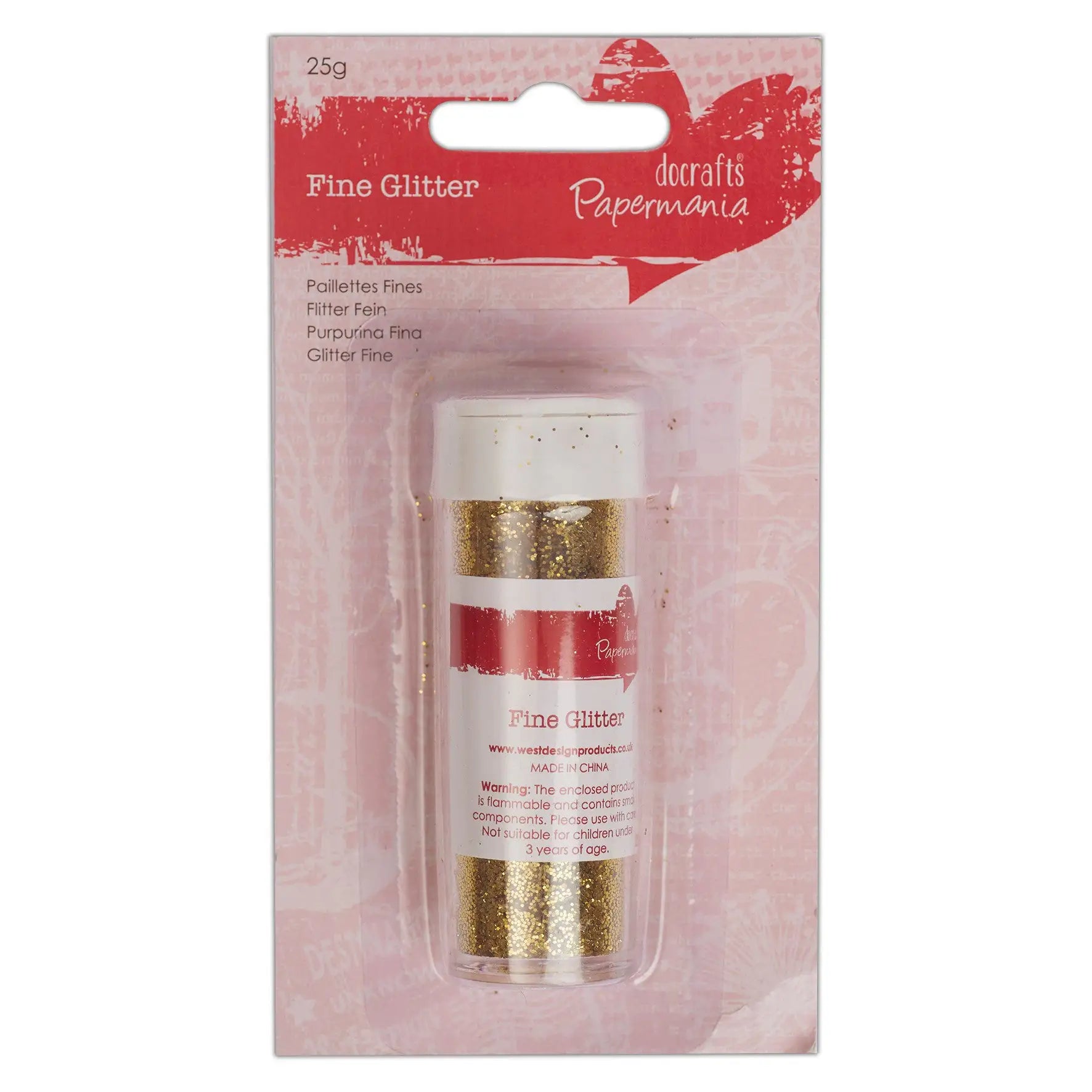 Fine Glitter (2pk) - Silver & Gold - Printable Heaven