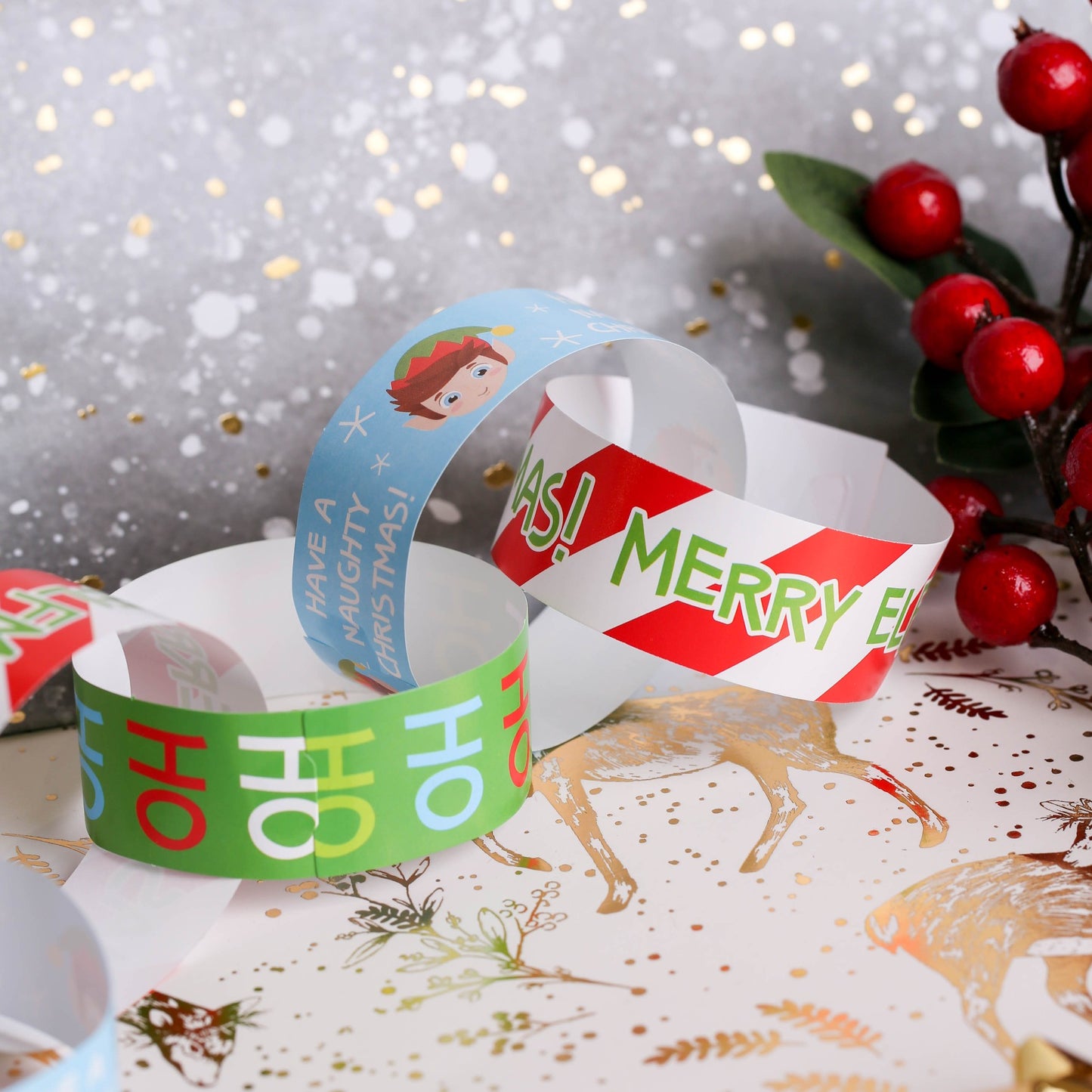 Elf Paper Chains - 100 Pack (XMA3088)