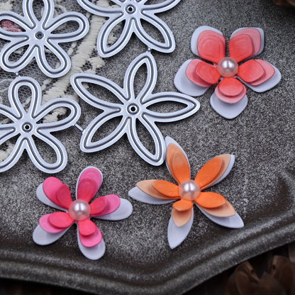 Printable Heaven Large Cutting Die - Flowers (9pcs) (F157)