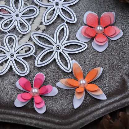 Printable Heaven Large Cutting Die - Flowers (9pcs) (F157) - Printable Heaven