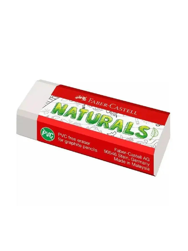 Faber-Castell Twin Pack Naturals Graphite Erasers - Printable Heaven