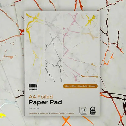 First Edition 21 cm A4 Foiled Paper Pad (FEPAD267) - Printable Heaven