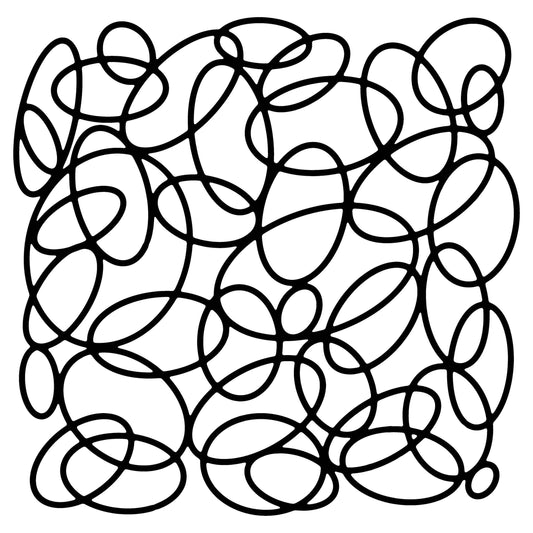 Woodware Oval Mesh 6 in x 6 in Stencil (FRST043)