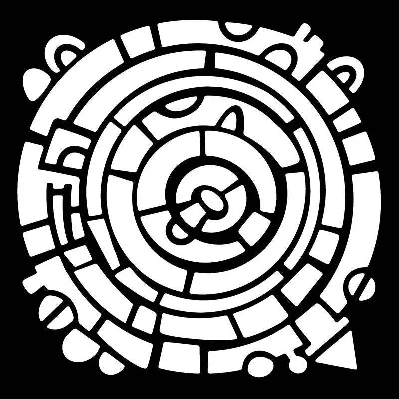 Woodware Wheel 6 in x 6 in Stencil (FRST052) - Printable Heaven