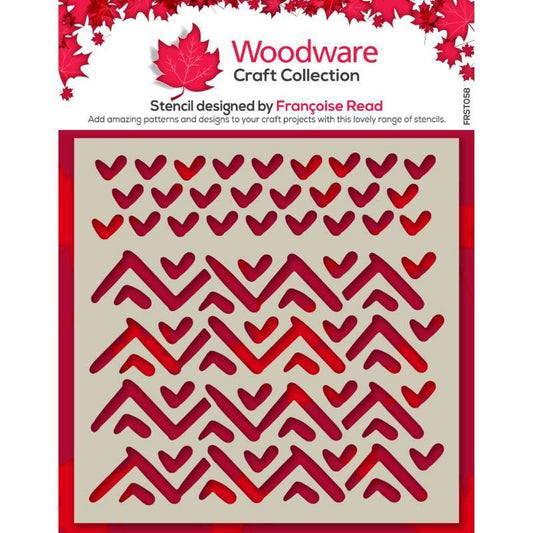 Woodware Tribal 6 in x 6 in Stencil (FRST058)