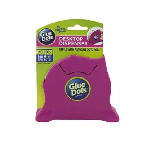 Glue Dots Desktop Dispenser Includes 300 Mini Dots (GD32900 ) - Printable Heaven
