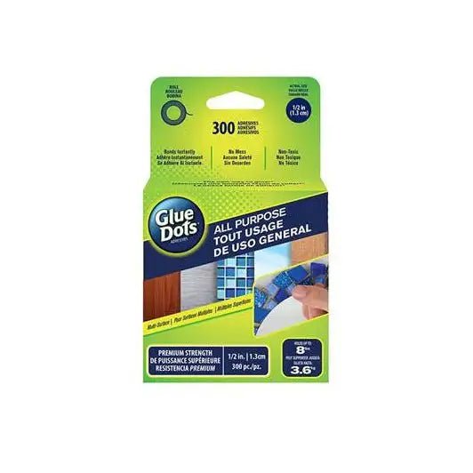 Glue Dots All Purpose Roll 300 Dots Per Roll (GD35340FC ) - Printable Heaven