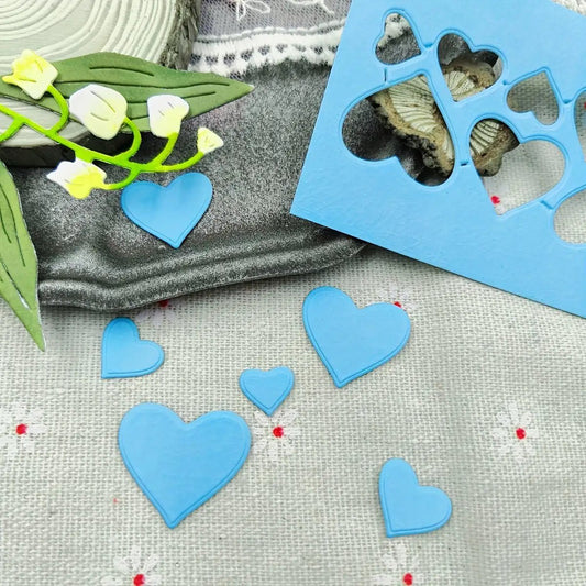 Printable Heaven Small Cutting Die - Heart (8pcs) (H019) - Printable Heaven