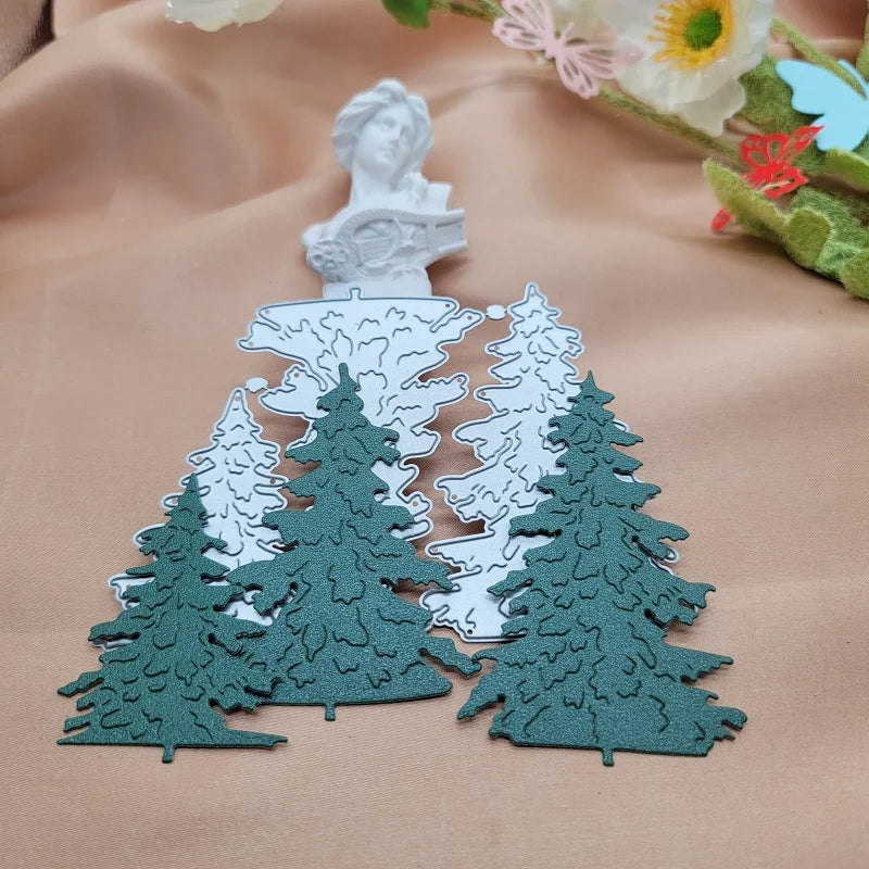 Printable Heaven Large Cutting Die - Christmas Trees (3pcs) (L070)